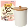 Friskies||Frisco Friskies Party Mix Natural Yums With Real Salmon Cat Treats, 6-oz pouch + Frisco Melamine Dog & Cat Treat Jar with Bamboo Lid, 8 Cups 2 Friskies||Frisco Friskies Party Mix Natural Yums With Real Salmon Cat Treats, 6-oz pouch + Frisco Melamine Dog & Cat Treat Jar with Bamboo Lid, 8 Cups -Frisco Sales 2024 298040 MAIN. SY630 V1623255457