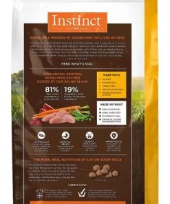 Instinct||Frisco Instinct Original Grain-Free Recipe with Real Chicken Freeze-Dried Raw Coated Dry Cat Food, 11-lb bag + Frisco Colorful Springs Cat Toy, 10 count -Frisco Sales 2024 298146 PT2. SY630 V1623199359