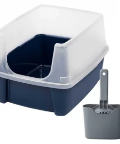 Frisco||IRIS Frisco Plastic Litter Scooper with Caddy + IRIS Open Top Litter Box with Shield