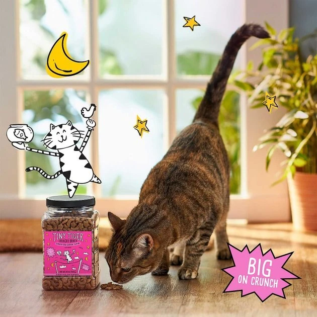 Tiny Tiger Crunchy Bunch, Fearless Feathers and Gracious Gills, Chicken & Seafood Flavor Cat Treats, 20-oz Jar + Frisco Melamine Dog & Cat Treat Jar with Bamboo Lid, 8 Cups Tiny Tiger||Frisco Tiny Tiger Crunchy Bunch, Fearless Feathers and Gracious Gills, Chicken & Seafood Flavor Cat Treats, 20-oz Jar + Frisco Melamine Dog & Cat Treat Jar with Bamboo Lid, 8 Cups -Frisco Sales 2024 298586 PT3. SY630 V1623202356