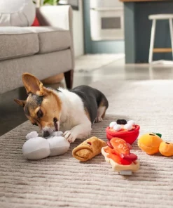 Frisco Food Plush Squeaky Dog Toy, 5 pack -Frisco Sales 2024 298883 PT3. SY630 V1640269293
