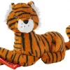 Frisco Tiger Plush Squeaky Dog Toy