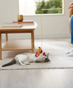 Frisco Flower & Koi Fish Teaser Cat Toy with Catnip -Frisco Sales 2024 298895 PT3. SY630 V1640269154