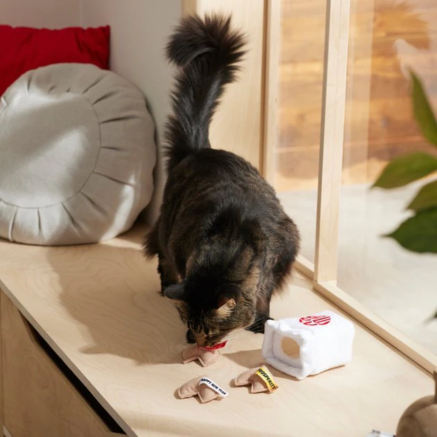 Frisco Fortune Cookie Plush Cat Toy with Catnip, 3 pack 5 Frisco Fortune Cookie Plush Cat Toy with Catnip, 3 pack - Image 3