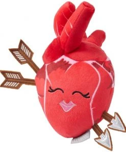 Frisco Anatomical Heart Plush Squeaky Dog Toy