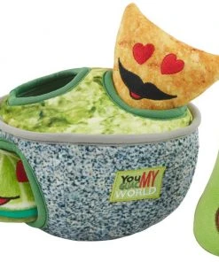 Frisco Guacamole Bowl Hide & Seek Puzzle Plush Squeaky Dog Toy