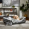 Frisco Buffalo Check Cuddler Pet Bed & Gift Set, Black & White -Frisco Sales 2024 299398 MAIN. SY630 V1639093651