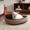 Frisco Herringbone Hi-Low Cuddler Dog & Cat Bed -Frisco Sales 2024 299436 MAIN. SY630 V1638288114