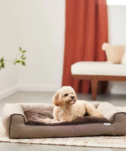 Frisco Herringbone Modern Couch Dog & Cat Bed