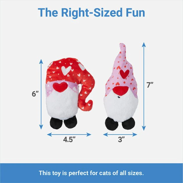 Frisco Gnomes Plush Cat Toy with Catnip, 2 count 4 Frisco Gnomes Plush Cat Toy with Catnip, 2 count - Image 2