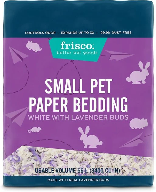 Frisco High Sided Litter Box + Small Animal Bedding, Lavender 6 Frisco High Sided Litter Box + Small Animal Bedding, Lavender - Image 4