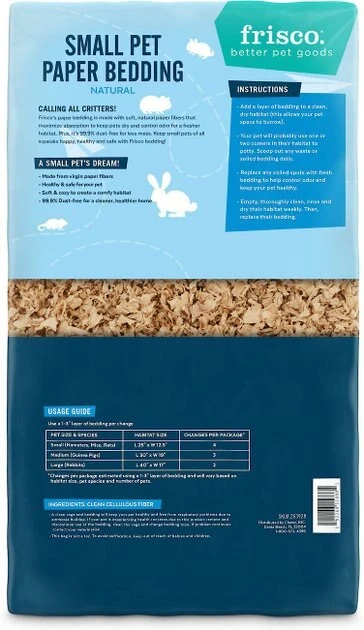 Frisco High Sided Litter Box + Small Animal Bedding, Nautral 7 Frisco High Sided Litter Box + Small Animal Bedding, Nautral - Image 5