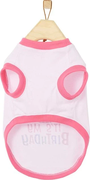 Frisco Birthday Cake Hat, Medium/Large + Dog & Cat T-Shirt, Pink 9 Frisco Birthday Cake Hat, Medium/Large + Dog & Cat T-Shirt, Pink - Image 7