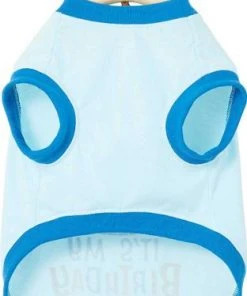 Frisco Birthday Cake Hat, X-Small/Small + Dog & Cat T-Shirt, Blue -Frisco Sales 2024 302392 PT6. SY630 V1623037340