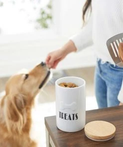 Frisco Ceramic Dog Bowl with Wood Base, 2.5 Cups + Treat Jar, 4 Cups 19 Frisco Ceramic Dog Bowl with Wood Base, 2.5 Cups + Treat Jar, 4 Cups -Frisco Sales 2024 302418 PT8. SY630 V1623046043