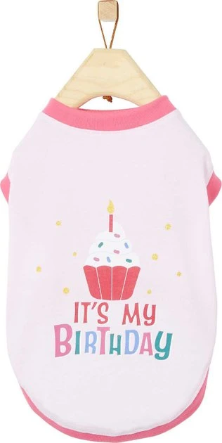 Frisco Happy Birthday Crown, Medium/Large + Dog & Cat T-Shirt, Pink 8 Frisco Happy Birthday Crown, Medium/Large + Dog & Cat T-Shirt, Pink - Image 6