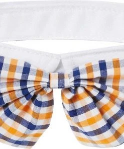 Frisco Plaid Dog & Cat Bow Tie, Orange & Blue + Blue -Frisco Sales 2024 302770 PT2. SY630 V1623058950