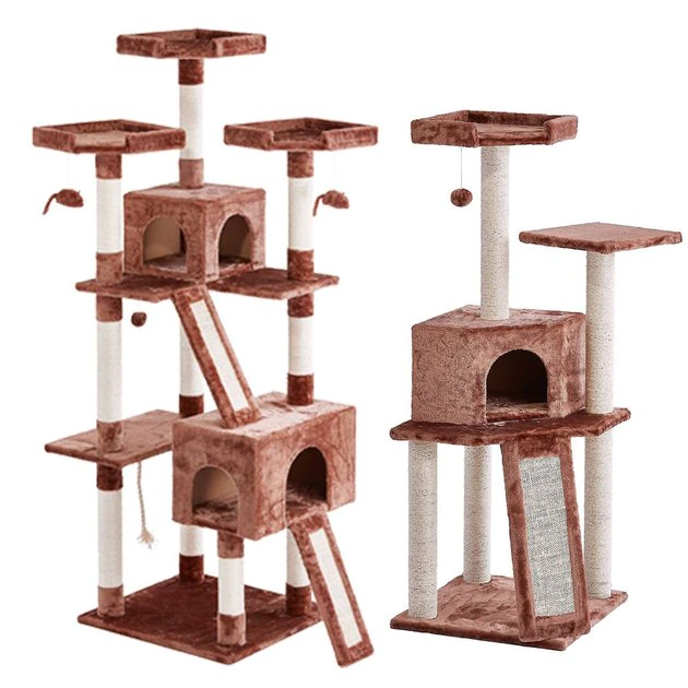 Frisco 52-in + 72-in Faux Fur Tree & Condo 3 Frisco 52-in + 72-in Faux Fur Tree & Condo