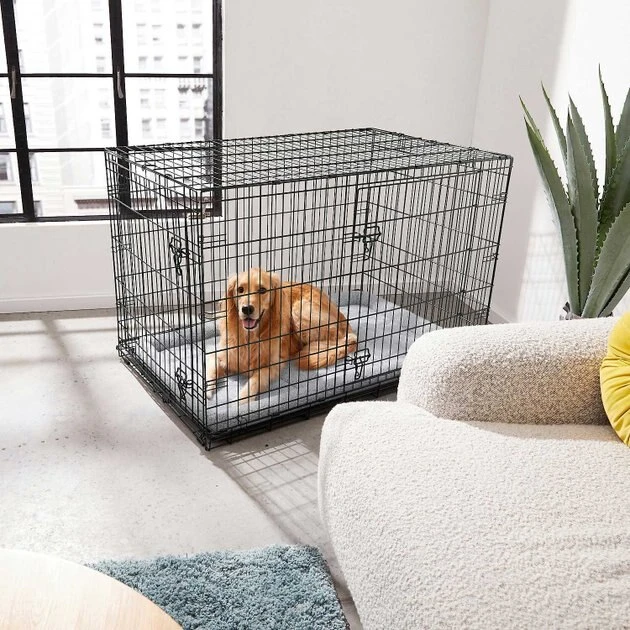 Frisco Fold & Carry Double Door Collapsible Wire Crate & Mat Kit, 48 inch + Stainless Steel Bowl, 4.75-cup, 2 count Frisco Fold & Carry Double Door Collapsible Wire Dog Crate & Mat Kit + Stainless Steel Bowl, 4.75-cup, 2 count -Frisco Sales 2024 303424 PT4. SY630 V1623089248