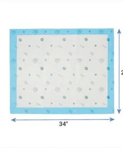 Frisco Fold & Carry Single Door Collapsible Wire Crate, 36 inch + Extra Large Printed Dog Training & Potty Pads, 28 x 34-in, 40 count, Unscented -Frisco Sales 2024 303438 PT6. SY630 V1623056545