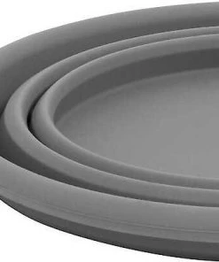 Frisco Silicone Collapsible Travel Bowl with Carabiner, Gray, 1.5 Cups + Pet Toy & Bowl Cleaning Wipes -Frisco Sales 2024 303616 PT3. SY630 V1623039444