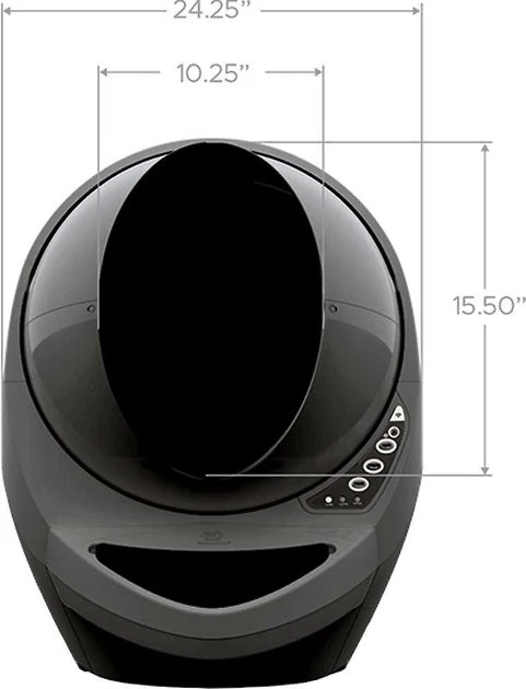 Litter-Robot||Frisco Litter-Robot WiFi Enabled Automatic Self-Cleaning Cat Litter Box, Grey + Frisco Litter Box Cleaning Wipes 5 Litter-Robot||Frisco Litter-Robot WiFi Enabled Automatic Self-Cleaning Cat Litter Box, Grey + Frisco Litter Box Cleaning Wipes - Image 3