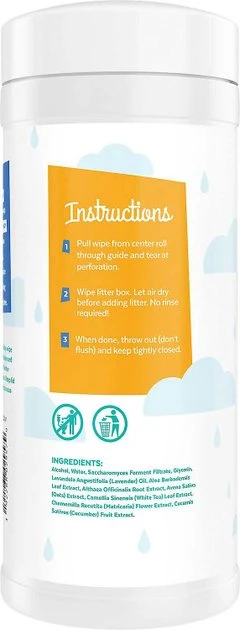 Litter-Robot||Frisco Litter-Robot WiFi Enabled Automatic Self-Cleaning Cat Litter Box, Grey + Frisco Litter Box Cleaning Wipes 9 Litter-Robot||Frisco Litter-Robot WiFi Enabled Automatic Self-Cleaning Cat Litter Box, Grey + Frisco Litter Box Cleaning Wipes - Image 7