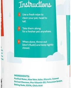Mobile Dog Gear||Frisco Mobile Dog Gear Week Away Tote Travel Bag, Black, Medium/Large + Frisco Hypoallergenic Grooming Wipes with Aloe for Dogs & Cats, Unscented, 50 count -Frisco Sales 2024 303696 PT7. SY630 V1623090452