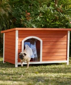 Frisco Craftsman Wooden Outdoor Dog House