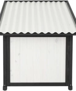 Frisco Modern Wooden Outdoor Dog House, White -Frisco Sales 2024 304037 PT2. SY630 V1641481019