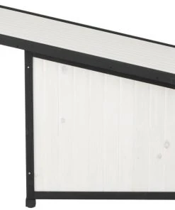 Frisco Modern Wooden Outdoor Dog House, White -Frisco Sales 2024 304037 PT3. SY630 V1641481357