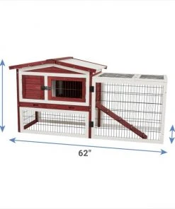 Frisco Wooden Outdoor Rabbit Hutch -Frisco Sales 2024 304043 PT1. SY630 V1639596399