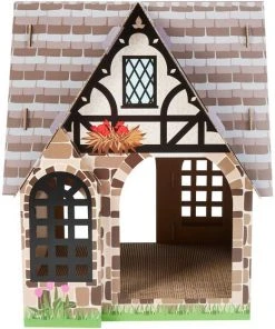 Frisco Tudor House Cardboard Cat House -Frisco Sales 2024 308815 PT2. SY630 V1642088440