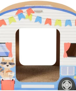 Frisco Camper Cardboard Cat House -Frisco Sales 2024 308817 PT2. SY630 V1642088236