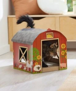 Frisco Barn Cardboard Cat House -Frisco Sales 2024 308825 PT3. SY630 V1642099018