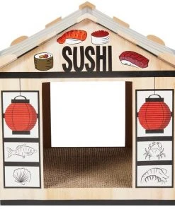 Frisco Sushi Shop Cardboard Cat House -Frisco Sales 2024 308827 PT2. SY630 V1642088732
