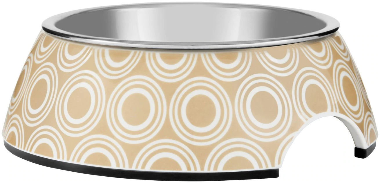 Frisco Circle Design Stainless Steel Dog & Cat Bowl 3 Frisco Circle Design Stainless Steel Dog & Cat Bowl