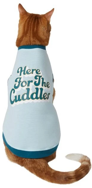 Frisco Here For The Cuddles Dog & Cat T-Shirt 5 Frisco Here For The Cuddles Dog & Cat T-Shirt - Image 3