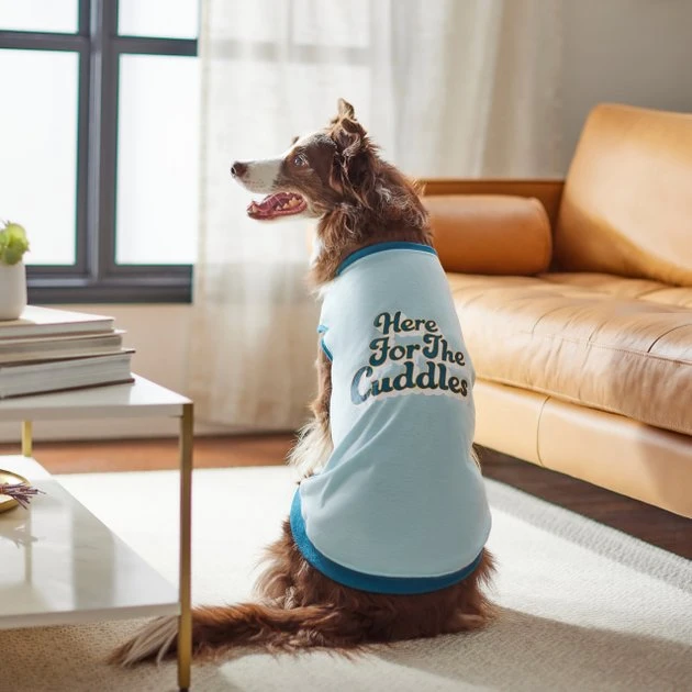 Frisco Here For The Cuddles Dog & Cat T-Shirt 8 Frisco Here For The Cuddles Dog & Cat T-Shirt - Image 6