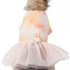 Frisco Tie Dye Pink Tutu Dog & Cat Dress