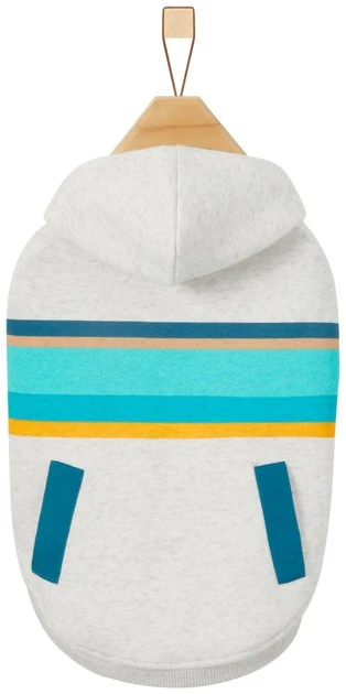 Frisco Striped Grey Dog & Cat Hoodie 6 Frisco Striped Grey Dog & Cat Hoodie - Image 4