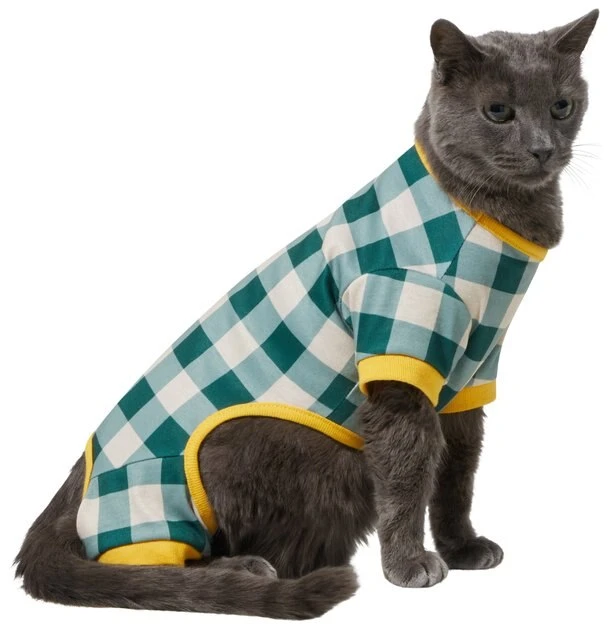 Frisco Boho Gingham Dog & Cat PJs 5 Frisco Boho Gingham Dog & Cat PJs - Image 3