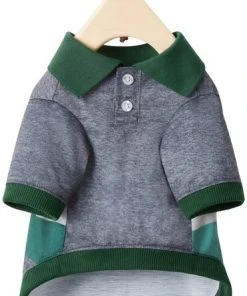 Frisco Green Striped Polo Dog & Cat Shirt -Frisco Sales 2024 315091 PT5. SY630 V1646435818