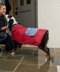 Frisco Red Reversible Packable Dog Raincoat -Frisco Sales 2024 315108 PT8. SY630 V1646438056