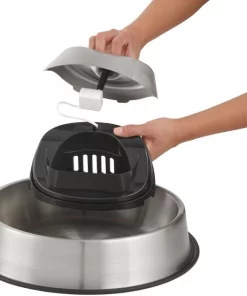 Frisco Stainless Steel Round Dog & Cat Fountain, 1 Gallon -Frisco Sales 2024 316358 PT5. SY630 V1637610316