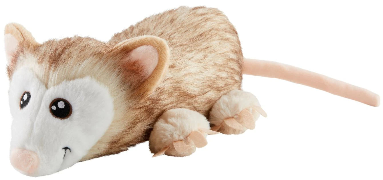 Frisco Fur Really Real Possum Plush Squeaky Dog Toy 3 Frisco Fur Really Real Possum Plush Squeaky Dog Toy