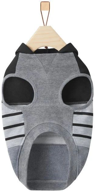 Frisco Gray Striped Dog & Cat Hoodie 7 Frisco Gray Striped Dog & Cat Hoodie - Image 5