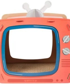 Frisco TV Set Cardboard Cat House -Frisco Sales 2024 317731 PT2. SY630 V1642088474