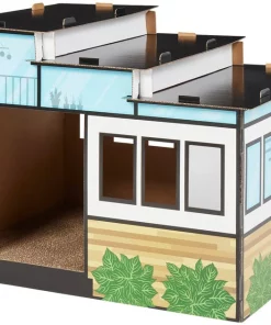 Frisco Modern House Cardboard Cat House