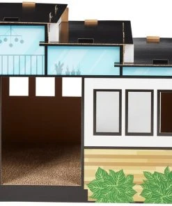 Frisco Modern House Cardboard Cat House -Frisco Sales 2024 317735 PT2. SY630 V1642088487